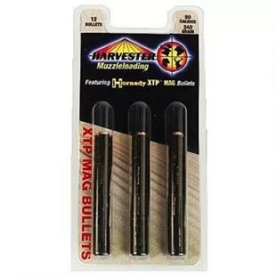 Harvester .452 Hornady XTP 50 Caliber Muzzleloader Sabot 240 Grain 12 Pack