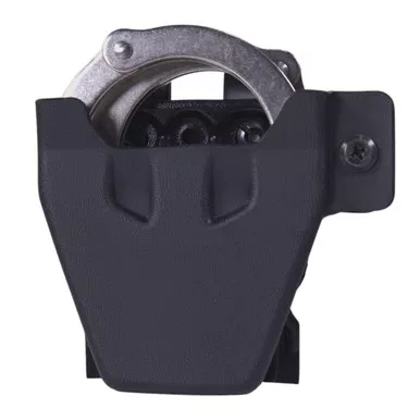 High Speed Gear Uniform Line Hinged Handcuff Pouch Black