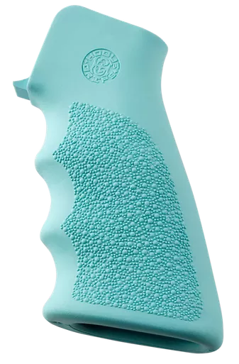Hogue AR-15 Rubber Grip Aqua Blue