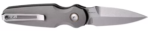 Hogue Ballista II Automatic Folder Knife 2-3/5 Spear Point Blade Grey with Cocobolo Inserts