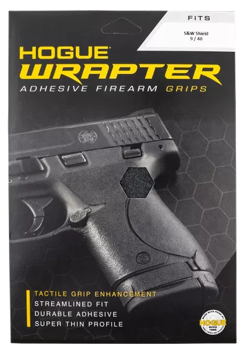Hogue Wrapter Adhesive Grip S&W M&P Shield 9, 40 Black