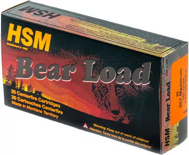 HSM Ammo 357 Maximum Ammo 180 Grain RNFP Box of 20