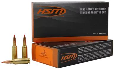 HSM Ammo 6mm ARC 75 Grain V-Max Jacketed Hollow Point 20 rd Bx