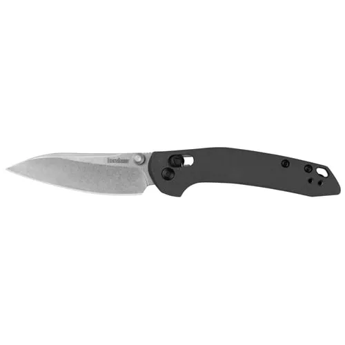 Kershaw Duster Folding Knife 2-9/10 Modified Sheepsfoot Blade Grey
