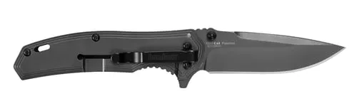 Kershaw Fringe A/O Frame Lock Knife 3 Drop Point Blade Grey