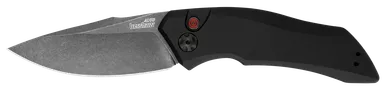 Kershaw Launch 1 Automatic Folding Knife 3-2/5 Inch Drop Point Blackwash