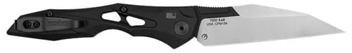 Kershaw Launch 13 SL/PL 3.5" Black Scales Wharncliff blade.