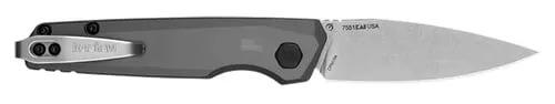 Kershaw Launch 18 Automatic Folding Knife 2-8/10 Spear Point Blade Grey