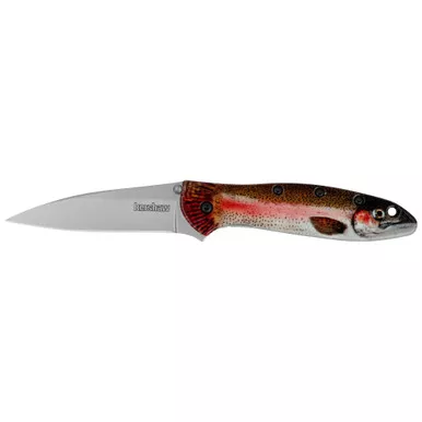 KERSHAW LEEK 3" RNBW TROUT/SILVER