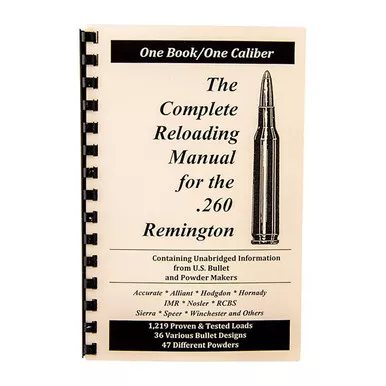 Loadbooks USA .260 Remington Reloading Manual