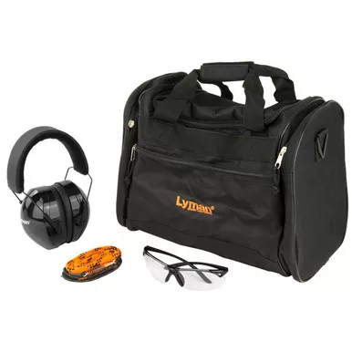Lyman Essential Handgun Starter Kit Range Bag Black