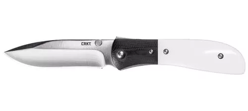 M4-02M White Assisted Folding Knife with Liner Loc