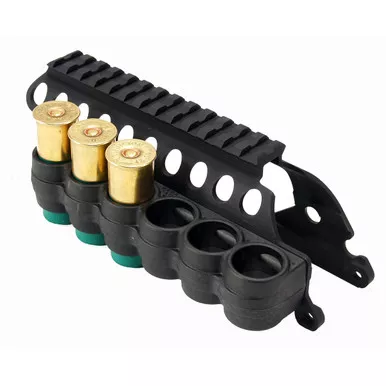 Mesa Tactical SureShell Polymer Rail Mount Remington 870 6-Shell 12 Gauge