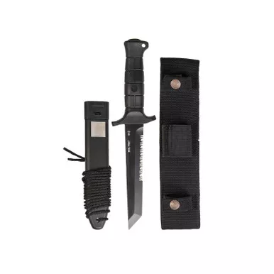 MIL-TEC KM2000 German Special Forces Black Combat Knife (15362100)