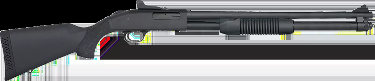 Mossberg 50699 590 Persuader 20 Gauge 3" 8+1 20" Cylinder Bore Barrel Matte Blued Rec with Ghost Ring Sight Black Synthetic Stock Right Hand