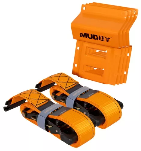 Muddy UTV Wheel Chock Tie-Down Kit Orange 2/ct