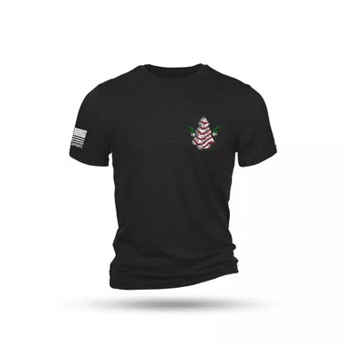 Nine Line Apparel Cake Tree Triblend Short Sleeve Shirt Black 3XL