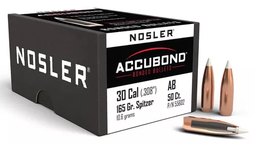 NOSLER 30 CAL 165GR ACCUBOND 50CT