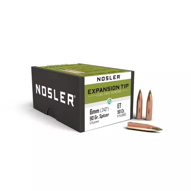 Nosler 6mm .243" 90gr Spitzer 50/Box