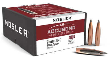 Nosler 7mm .284" 168gr AccuBond Long Range 100/Box