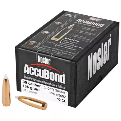 Nosler AccuBond 30 Caliber 165 Grain50 Count
