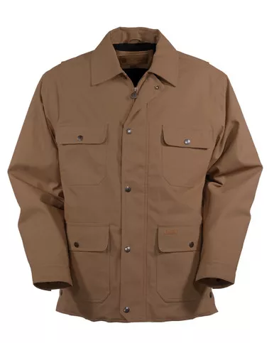 OUTBACK TRADING Men's Thomas Canvas Tan Jacket (28910-CVS)