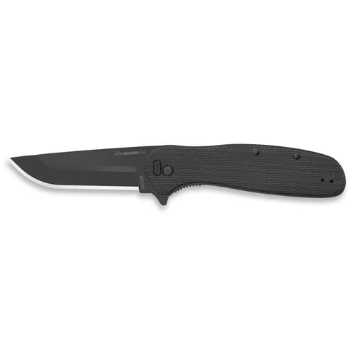 Outdoor Edge Razor VX2 Replaceable Blade Folding Knife 3 Drop Point Blade Black