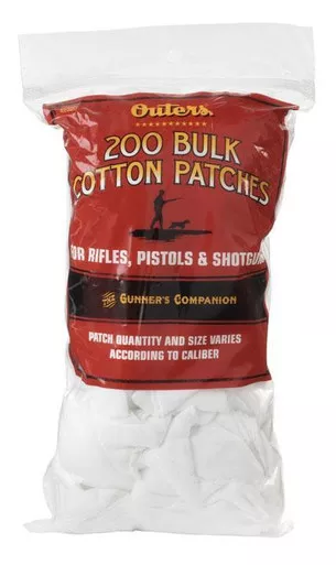 Outers Bulk Patches .23-.28 Caliber 250 Count
