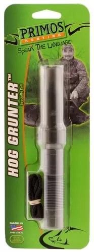 Primos PS320 GrunterGrunter Call Hog Sounds Attracts Hog Gray Plastic