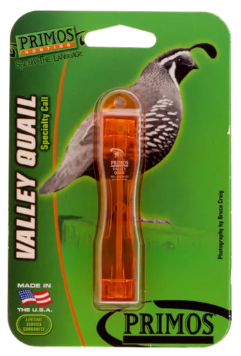Primos Valley Quail Call Polymer Orange