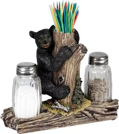 Rivers Edge Bear Salt & Pepper Shaker