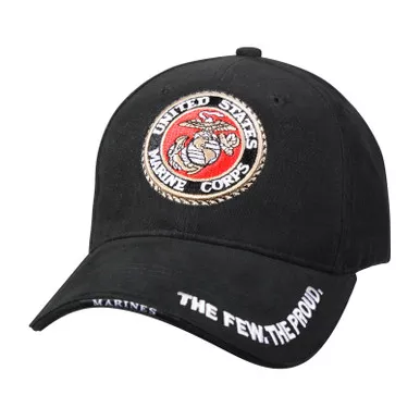 ROTHCO Deluxe Low Profile Cap w/ USMC Eagle, Globe and Anchor Logo (9327)