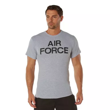 ROTHCO Men's Physical Training Grey "Air Force" T-Shirt (61020)