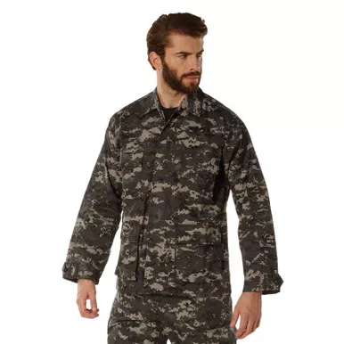 ROTHCO Men'sDigital Camo BDU Shirt