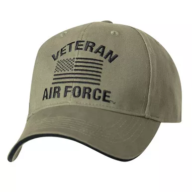 ROTHCO Vintage Veteran Air Force Emblem Low Profile Cap (3511)