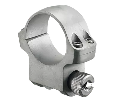 Ruger 4KHM 1" Scope Ring Silver Medium