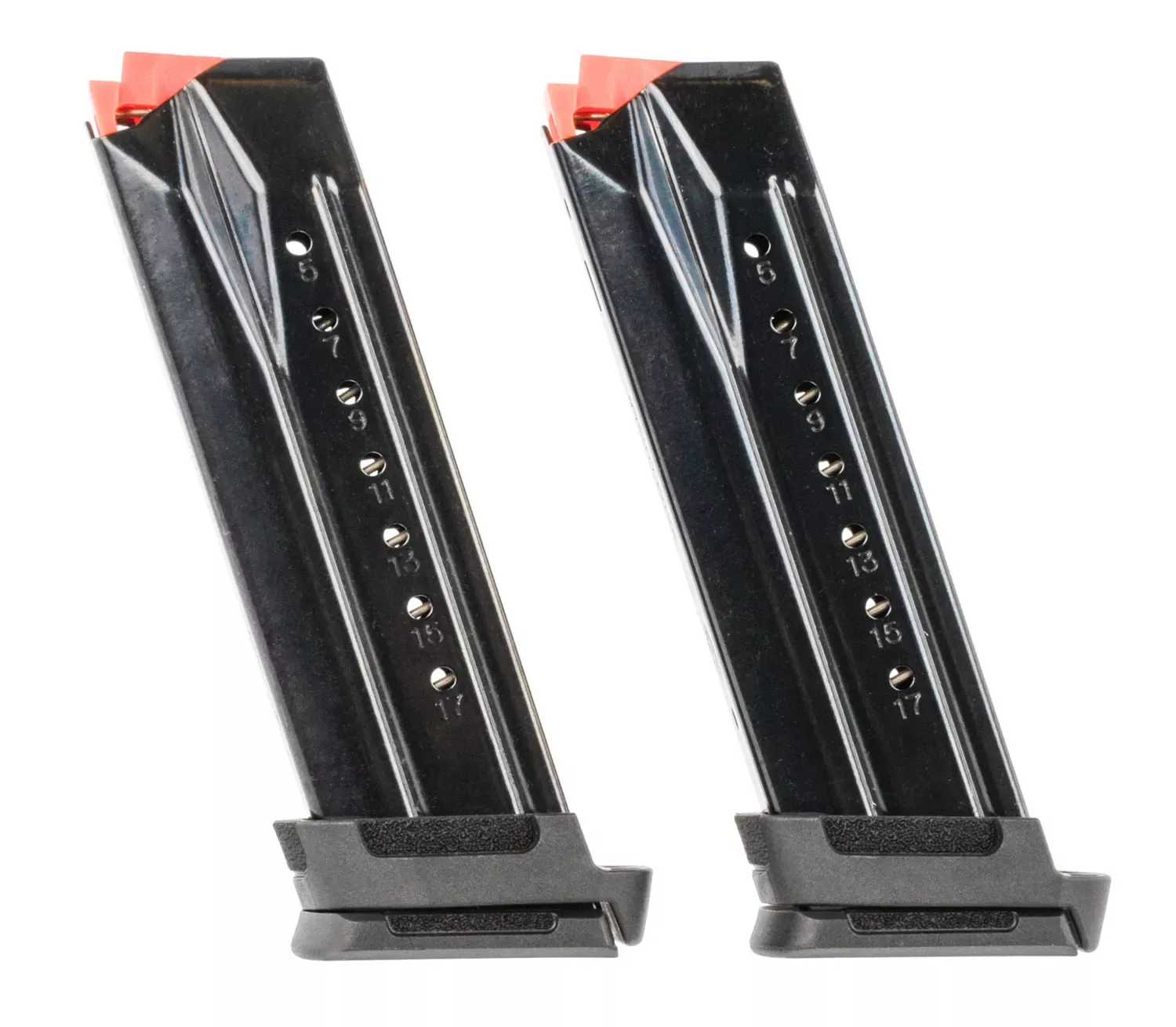 Ruger OEM Value Pack Black Oxide Detachable 17rd for 9mm Luger Ruger Security-9 2 Per Pack