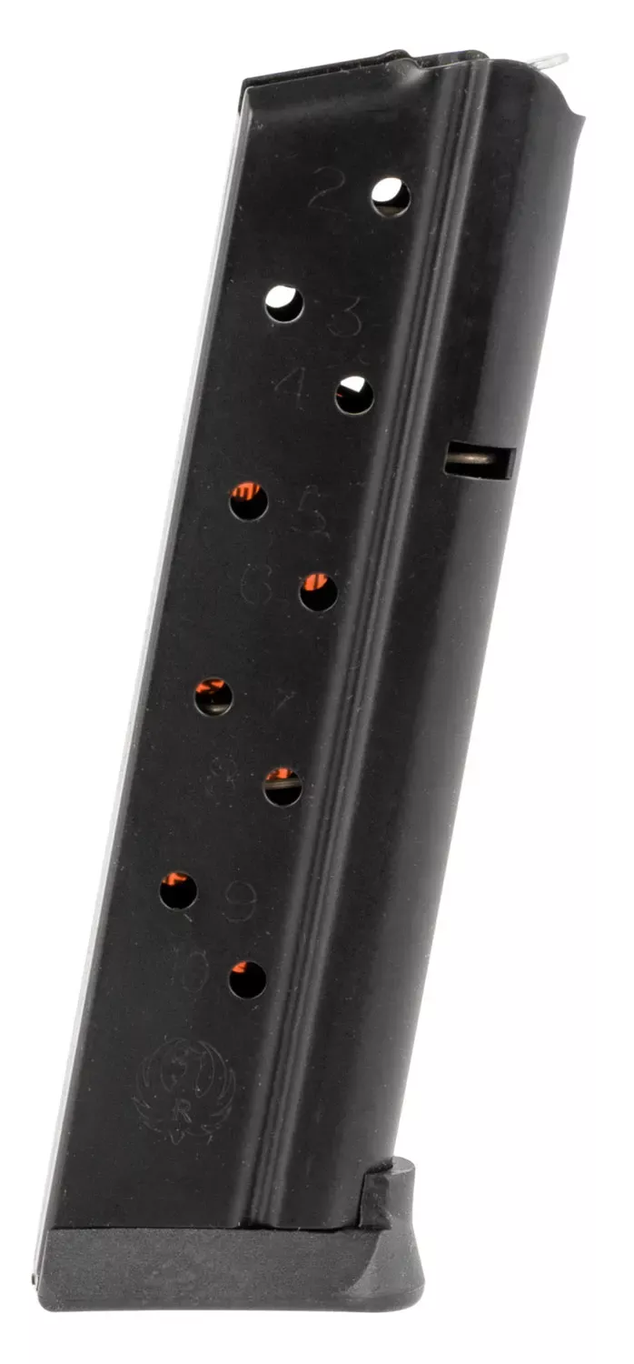 Ruger OEMBlack Nitride Detachable 10rd for 9mm Luger Ruger SR1911 Competition