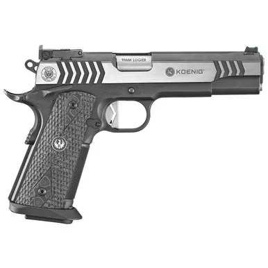 Ruger SR1911 COMP 9mm Luger Pistol 5" Barrel 10+1 Round Black