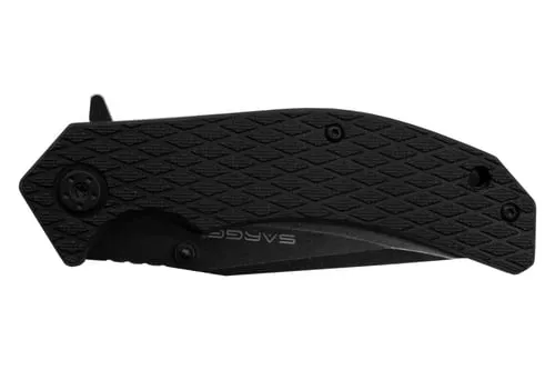 Sarge Knives Shadow - Stonewashed Swift Assist Folding Knife
