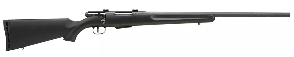 Savage Arms 25 Walking Varminter 17 Hornet Caliber with 4+1 Capacity, 22" Barrel, Matte Black Metal Finish
