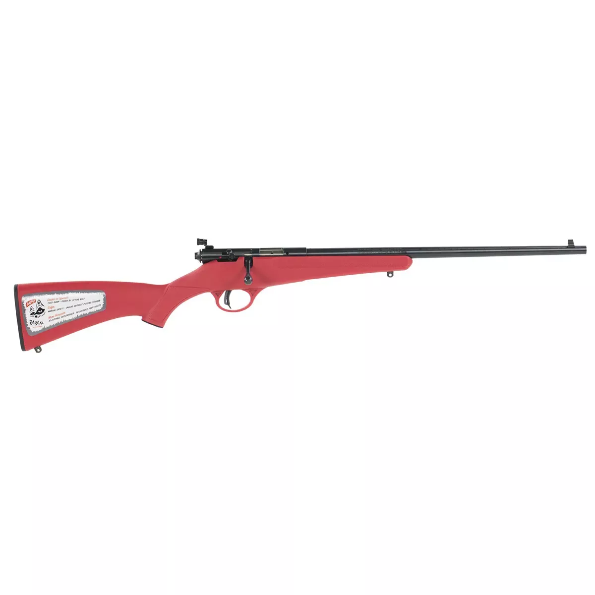 Savage Rascal 22 LR Rifle 16.12" Single Shot Youth Blued Red