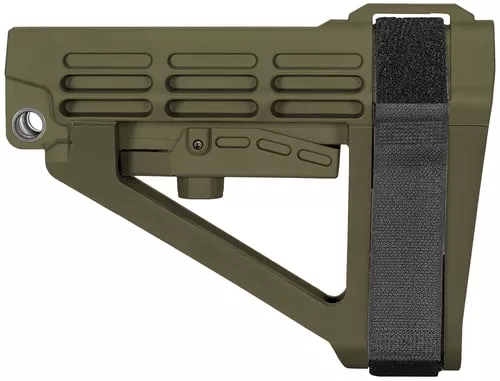 SB Tactical SBA4X04SB SBA4 X OD Green Adjustable Synthetic AR-Platform