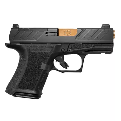 SHADOW SYSTEMS CR920 Foundation 9mm 3.74in Logo Unthreaded Bronze Barrel 10rd/13rd Mags Black Pistol (SS-4305)
