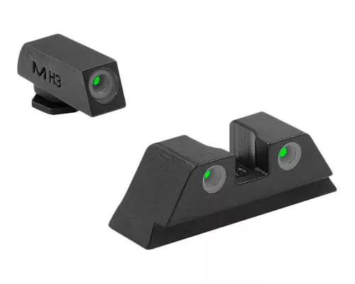 SIGHT SET FIXED GREEN/GREEN GLOCK~ 10MM & .45 CAL
