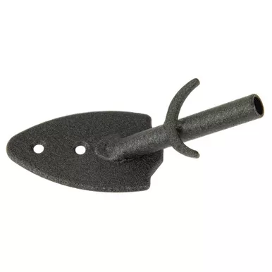 SKULL HOOKER FLUSH WALL MOUNT BLK