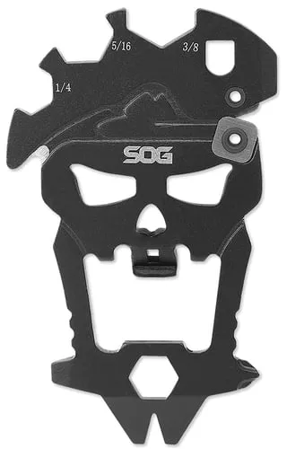 SOG MACV TOOL HARDCASED BLACK KEYCHAIN TOOL W/12 COMPONENTS