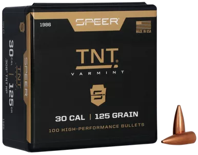 Speer Bullets .30 Cal .308" 125gr JHP 100/Box