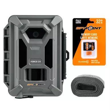 SPYPOINT Force-24 Non-Cellular Trail Camera with 32GB Micro SD Card (FORCE-24-STARTER)