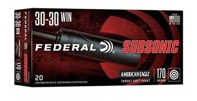 Subsonic .30-30 170gr TSP 20/Bx